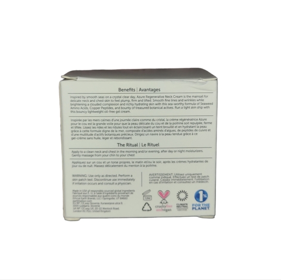 2/$55! Earth Harbor AZURE Regenerative Neck Creme - Picture 6 of 10